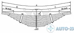 Рессора в сборе WEWELER A010T234ZA70
