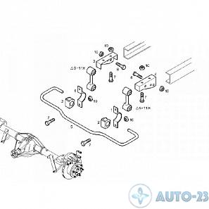 Стойка стабилизатора задняя IVECO 500336364