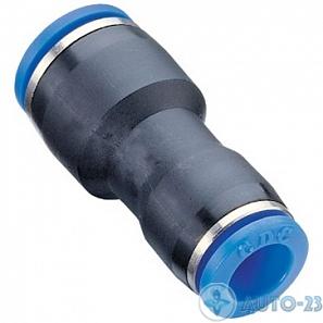 Фитинг-соединитель прямой переходник T14/T12 пластик 021412 