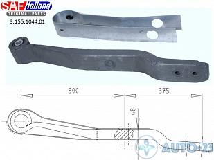 Полурессора однолистовая SAF 3155104401