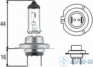 Лампа H7 12v 55w HELLA 8GH007157121