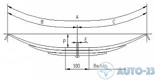 Рессора WEWELER A256Z042ZA70 