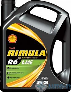 Масло моторное 5W-30 SHELL Rimula R6 LME синт 4L 550024054