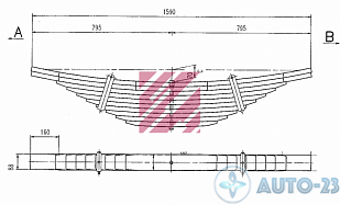 Рессора MARSHALL M1017200