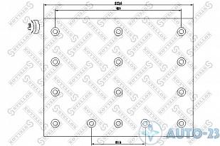 Тормозные накладки 19940 STD STELLOX 8501104