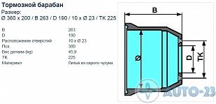 Барабан тормозной PE 04663700