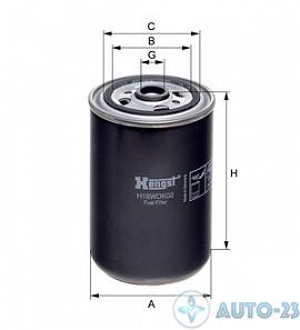 Фильтр топливный HENGST H18WDK02