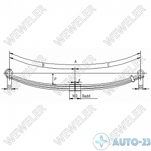 Рессора WEWELER F011T275ZA75
