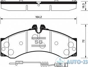Тормозные колодки 29153 SANGSIN SP1245