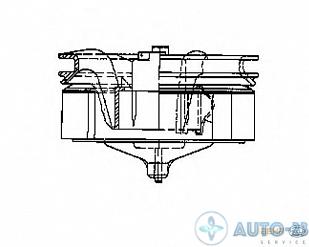 Мотор отопителя правый с крыльчаткой BEHR 8EW009158021