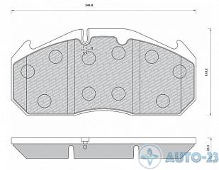 Тормозные колодки 29053 LUMAG 29053