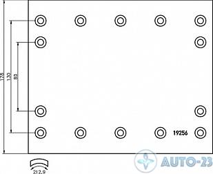 Тормозные накладки 19256 1РЕМ STELLOX 19256
