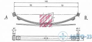 Рессора MARSHALL M1056200