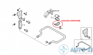 Кронштейн заднего стабилизатора IVECO 42016301