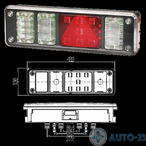 Фонарь задний левый HELLA 2VP340961011