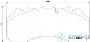 Тормозные колодки 29087 SAUER 29087