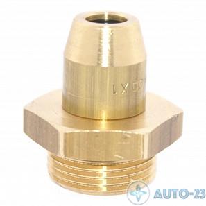 Фитинг прямой с наружной резьбой T8x1,0/M22x1,5 латунь RAUFOSS 6237237