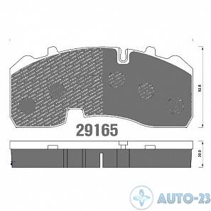 Тормозные колодки 29095 LUMAG 29095