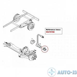 Втулка датчика ABS IVECO 99475788