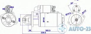 Стартер 24V 4.0KW MONARK 081388081