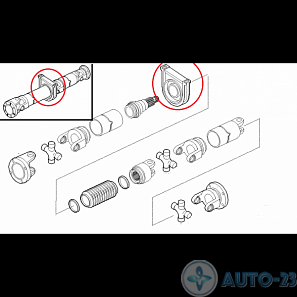 Подшипник подвесной [d40] IVECO 42561251