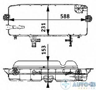 Бачок расширительный MB BEHR 8MA376705301