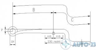 Полурессора FRUEHAUF М060851