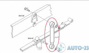 Амортизатор подвески передний IVECO SACHS 311491