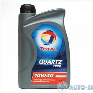 Масло моторное 10W40 TOTAL Quartz 7000 1л