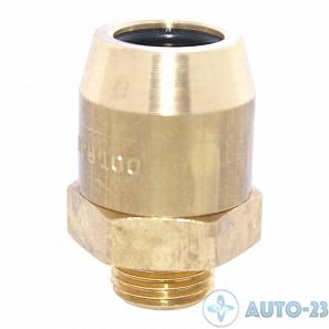 Фитинг прямой с наружной резьбой T16x2,0/M16x1,5 латунь RAUFOSS 6237456