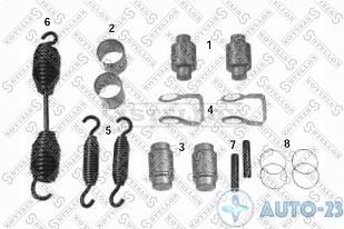 РМК AXL-126 тормозной колодки ROR STELLOX 8510801SX