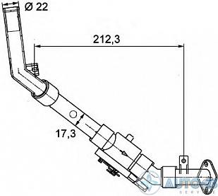 Кран печки BEHR 9XL351328031