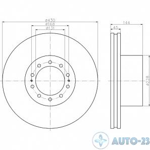Диск тормозной IVECO 7189265