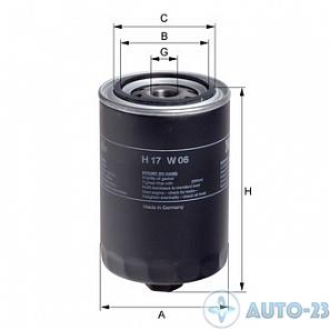 Фильтр масляный HENGST H17W06