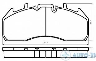 Тормозные колодки 29174 S&K GMBH 29174
