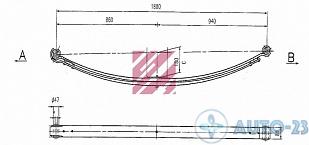 Рессора MARSHALL M1034900