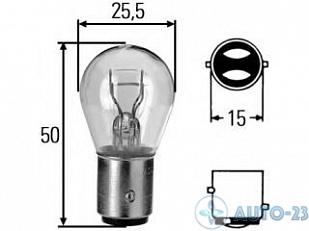 Лампа 12V 5W  2 контакта BOSCH 1987302202