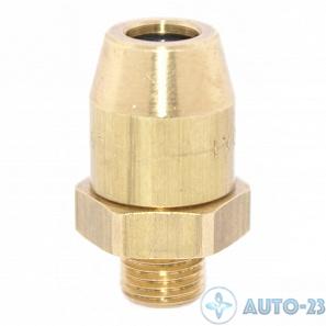 Фитинг прямой с наружной резьбой T08x1,0/M10x1,0 латунь RAUFOSS 6237230 