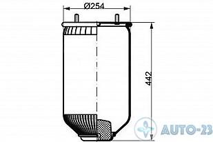 Пневмоподушка 4022NP02 без стакана FIRESTONE W01M580756