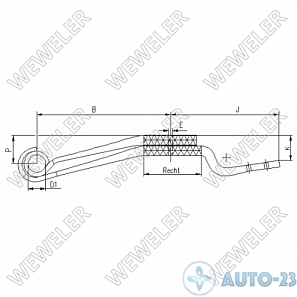 Полурессора WEWELER F188Z041ZA75