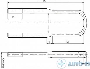 Стремянка рессоры IVECO 42065777