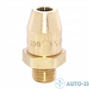 Фитинг прямой с наружной резьбой T06x1,0/M10x1,0 латунь RAUFOSS 6237210