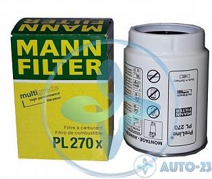 Фильтр топливный сепаратор PreLine PL270 с подогревом MANN FILTER PL270X