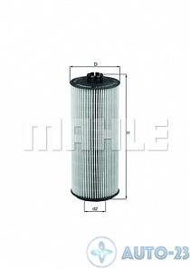 Фильтр масляный KNECHT OX155D 