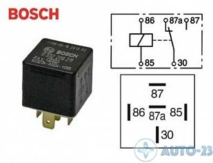 Мини-реле 24В 20А/10А BOSCH 0332209211