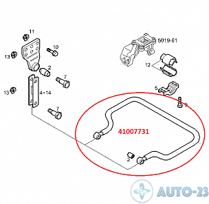 Стабилизатор задний IVECO 41007731