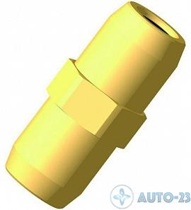Фитинг-соединитель прямой T15x1,5/T15x1,5 латунь RAUFOSS 6237445 