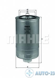 Фильтр топливный MAHLE KC214