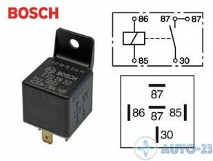 Реле 5-конт 24V 20A BOSCH 0332019203