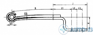 Рессора WEWELER F179Z191ZA75
